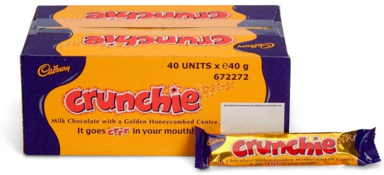crunchie choclate bar box
